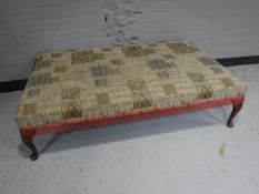 An over sized footstool