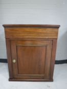 A 19th century mahogany low cupboard