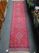A Meshwani runner 262 cm x 67 cm