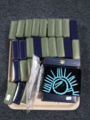 A tray of a quantity of costume jewellery