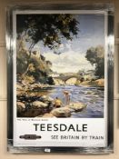 A railway advertising picture - Teesdale
