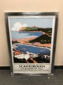 A railway advertising picture - Scarborough