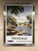 A railway advertising picture - Teesdale