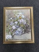 An Artagraph edition : Still life of flowers in a vase