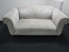 A Victorian style two seater settee