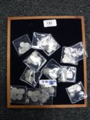 Over 100 Victorian three penny bits