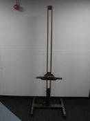 An artist's easel