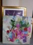 A gilt framed Carol Jessen print,