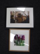 Two framed Stuart Fisher signed pictures