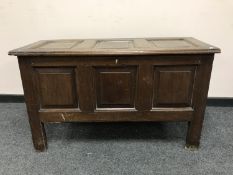 A 19th century blanket box,