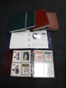 Six albums of First Day Covers