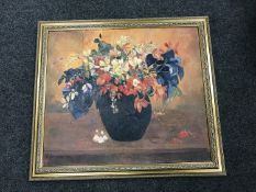 An Artagraph edition : Still life of flowers in a vase