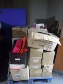 A pallet of greetings cards