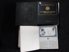Four albums of Postal Commemorative Society first day covers