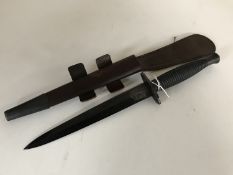 A Fairbairn-Sykes Third Pattern fighting knife, signed The F-S Fighting Knife, Wilkinson Sword Co.