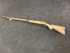 A musket in excavated condition