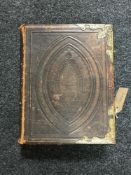 A leather bound family Bible