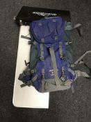 Camping equipment to include stove, folding table, back pack,