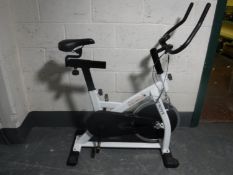 An Iron Man spinning bike