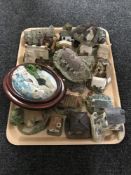 A tray of Lilliput and other miniature houses (some with certificates),
