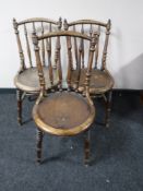 Three Ibex kitchen chairs