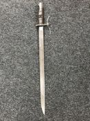 A WWI Remington bayonet