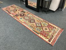 A Choli kilim runner,