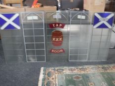 Five leaded glass windows