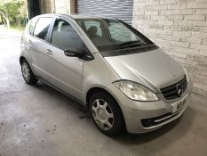 A Mercedes-Benz A160 Blue Efficiency Classic SE motorcar, Registration A15 NPL, five door hatchback,