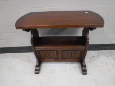 An Old Charm linen fold mag rack