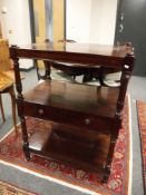 A three tier dumb waiter,