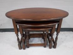 A nest of three Old Charm tables