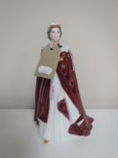 A Royal Worcester figure in celebration of The Queens 80th birthday 2006