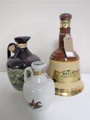 A Bells Wade Old Scotch Whisky decanter 75cl (sealed) and two Rutherford Deluxe Scotch Whisky
