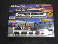 Two Hornby Railways electric train sets, J.W.R.