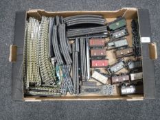 A box of original Hornby Dublo 3 rail Duckess of Montrose and tender,