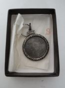 A 19th century silver sporting medal
