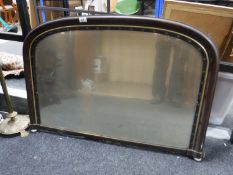 A Victorian overmantel mirror
