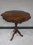 An Italian style wine table and a pub stool