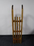 A Davos wooden sledge
