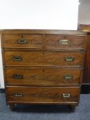 A 20th century five drawer ship's style chest