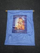 A box containing back pack,