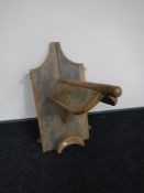 A pine saddle holder
