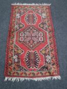 A Hamadan rug,