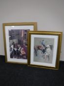 A Limited Edition horse racing print 