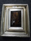 A gilt framed Victorian chrystoleum