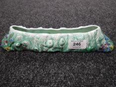 A Clarice Cliff shallow planter,