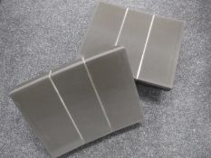 A pair of Bang & Olufsen Beovox RL35 wall mounted speakers