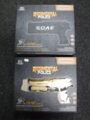 Two boxed of regimental Police 50 AE electric water capsule pistols