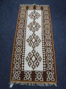 A Turkish kilim rug,